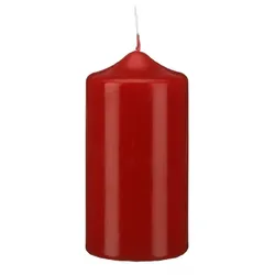 Kopschitz Kerzen Kerzen Spitzkopf Stumpenkerzen Weihnachtsrot, 150 x 60 mm, 12 Stück