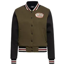 Queen Kerosin Collegejacke Unisex Grün L