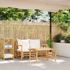 vidaXL Garten-Lounge-Set 2-tlg. braun