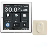 Shelly Wanddisplay Weiß & Blu Feuchtigkeits- und Temperatursensor