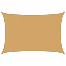 vidaXL Sonnensegel 160 g/m2 Rechteckig Sandfarben 3x4 m HDPE
