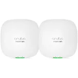 HPE NETWORKING Instant On 2xAP22 (RW) ohne Netzteil Access Point Dualband Set2 (Wi-Fi 6, 2,4/5 GHz, Smart Mesh-WLAN, R4W02A
