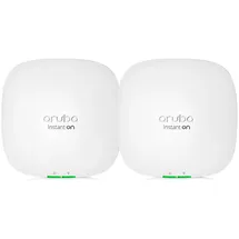 HPE NETWORKING Instant On 2xAP22 (RW) ohne Netzteil Access Point Dualband Set2 (Wi-Fi 6, 2,4/5 GHz, Smart Mesh-WLAN, R4W02A