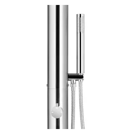 vidaXL Gartendusche 225 cm edelstahl 315941