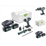 Festool TDC 18/4 I-Basic Akku Bohrschrauber 18 V 75 Nm Brushless + 2x Akku 5,0 Ah + Ladegerät + Systainer