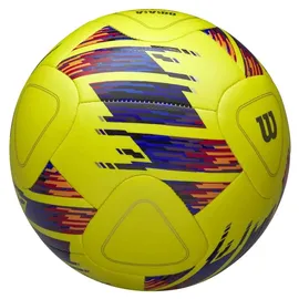 Wilson NCAA Vivido Replica Fußball, Aus texturiertem PU, Spiegelt den Offiziellen NCAA-Wettkampfball wider, Farbe: Optic Yellow, Größe: 5