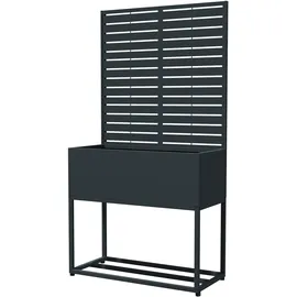 Westmann Dekora 4 Pflanzkasten mit Rankgitter 90 x 42,5 cm Anthrazit