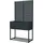 Westmann Dekora 4 Pflanzkasten mit Rankgitter 90 x 42,5 cm Anthrazit