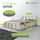 Juskys Catania 180 x 200 cm Beige inkl. Matratze