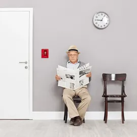 Relaxdays Notschlüsselkasten 2er Set, mit Glasscheibe, Hammer & Schlüssel, abschließbar, Metall, Notschlüsselbox, rot