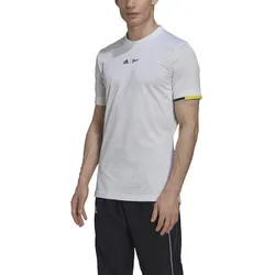 adidas Tennis-Tshirt London Freelift weiss Herren