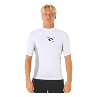Rip Curl Waves Upf Perf Kurzarm-rashguard - White -