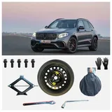 19" Notrad kompatibel mit Mercedes GLC mit Wagenheber, Schlüssel, Handschuhe und Tasche