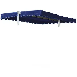 Quick Star Ersatzdach Standmarkise Dubai 375 x 225 cm blau