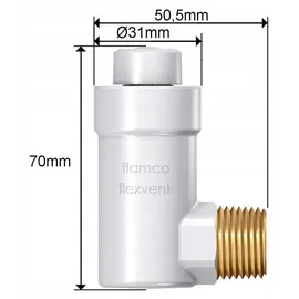 Flamco Flexvent H automatischer Schwimmerentlüfter 1/2 Zoll