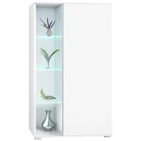 Vladon Standvitrine Davos (Standvitrine, mit 3 Glasböden und 8