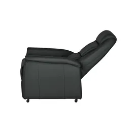 HIMOLLA Fernsehsessel grau - Leder 9773 ¦ grau ¦ Maße (cm): B: 69 H: 110 T: 85.0