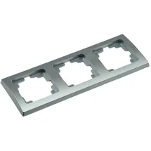 ChiliTec Rahmen 3-fach DELPHI Silber