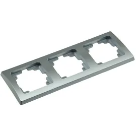 ChiliTec Rahmen 3-fach DELPHI Silber