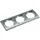 ChiliTec Rahmen 3-fach DELPHI Silber