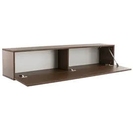miliboo Eternel TV-Wandelement 0 cm Nussbaum Holz