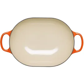 Le Creuset Oblong Signature 31 cm oval ofenrot