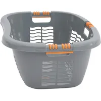 Siena Garden Siena HOME Wäschekorb Aversa 65cm dunkelgrau