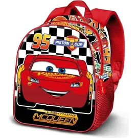 Disney Cars 3 Racer-Elite 3D Rucksack, Rot, 25 x 30 cm, Kapazität 7 L
