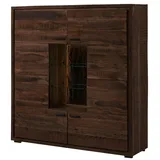 Wolf Möbel Highboard 145 x 40 x 153 cm Braun
