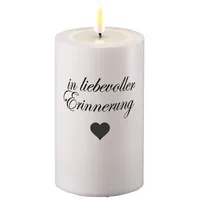 Deluxe Homeart Grabkerze LED Grabkerze DeluxeHomeart Trauerkerze Indoor und Outdoor Wasserdicht