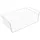 Metaltex Aufbewahrungskorb Regalkorb 40 x 26 x 14 cm Weiß