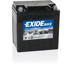Exide 12-31 AGM Motorradbatterie 12V 30Ah 430A