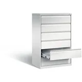Californian Products Acurado Karteischrank 78,7 x 59,0 x 135,7 cm grau