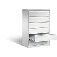 Californian Products Acurado Karteischrank 78,7 x 59,0 x 135,7 cm grau