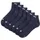 Puma Cushioned Quarter Socken 3er Pack Blau 43-46