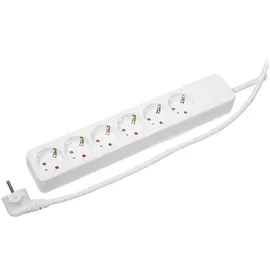 Gebro Steckdosenleiste 1,5 m Weiß 1 St.