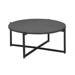 Apple Bee Soul Loungetisch 74cm, Gestell schwarz, Tischplatte lava