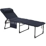 Crespo AP363 Air Deluxe Camping Garten Liege Alu blau