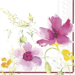 Serviette Mariefleur 20tlg. Papier Rosa