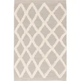 Pergamon Pergamon, Teppich, In & Outdoor Teppich Shaggy Juist Rauten (135 x 190 cm)