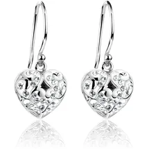 Nenalina Ohrhänger Herz 925 Silber 2013796 onesize