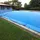 Evolution Aufblasbare Poolabdeckung Oval blau 490 x 300 cm