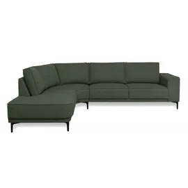 OTTO home Eckcouch Chenille 2-Sitzer Grün