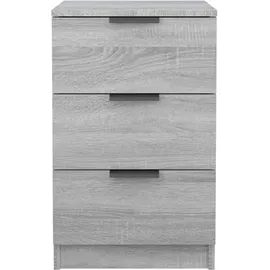 vidaXL Nachttisch Grau Sonoma 40x36x65 cm