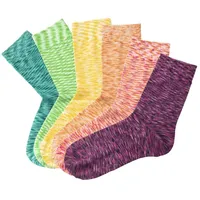 H.I.S. H.I.S Freizeitsocken Damen 1x pink, 1x orange, 1x