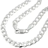 Gallay Kette 4,6mm flache Panzerkette mit Muster Silber 925 50cm in silber | Gr.: onesize