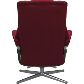 Stressless Mayfair mit Cross Base Rohleder 83 x 102 x 74 cm red q2 faron