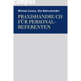 Campus Verlag Praxishandbuch für Personalreferentenn Mit Zusatzmaterial zum Download