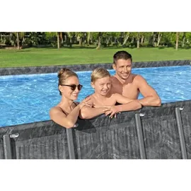 BESTWAY APX 365 732 x 366 x 132 cm inkl. Sandfilteranlage, Leiter und Abdeckung