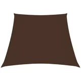 vidaXL Sonnensegel Oxford-Gewebe Trapezförmig 2 Stück 4 x 3 m Braun